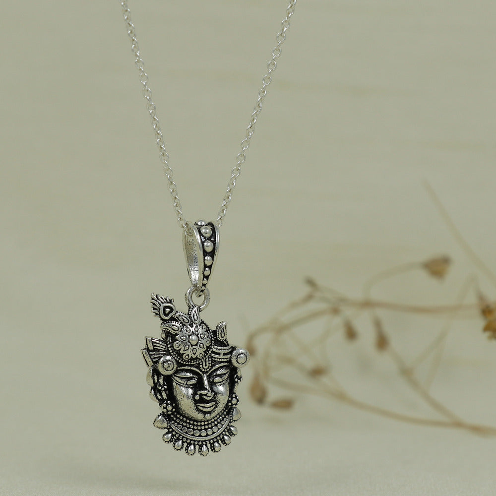 Srinath ji Silver pendant